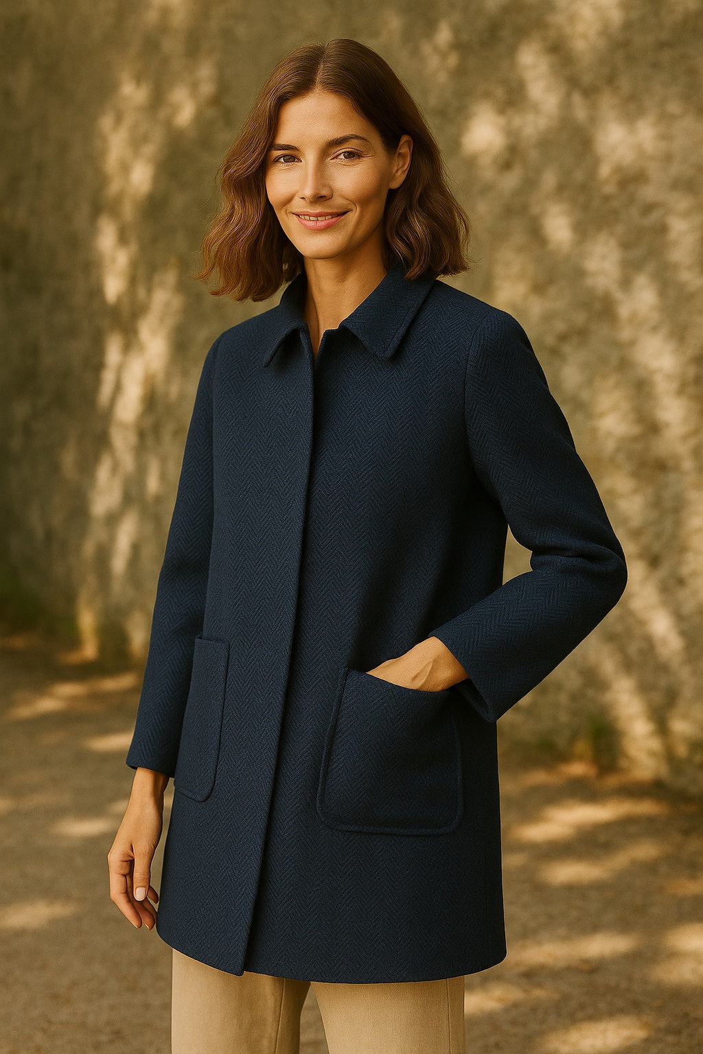 tweed wool coat - updated