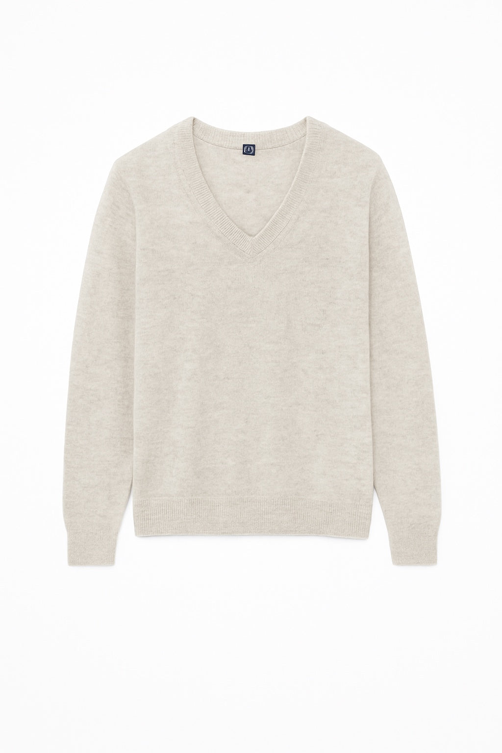 nina cashmere v-neck pullover