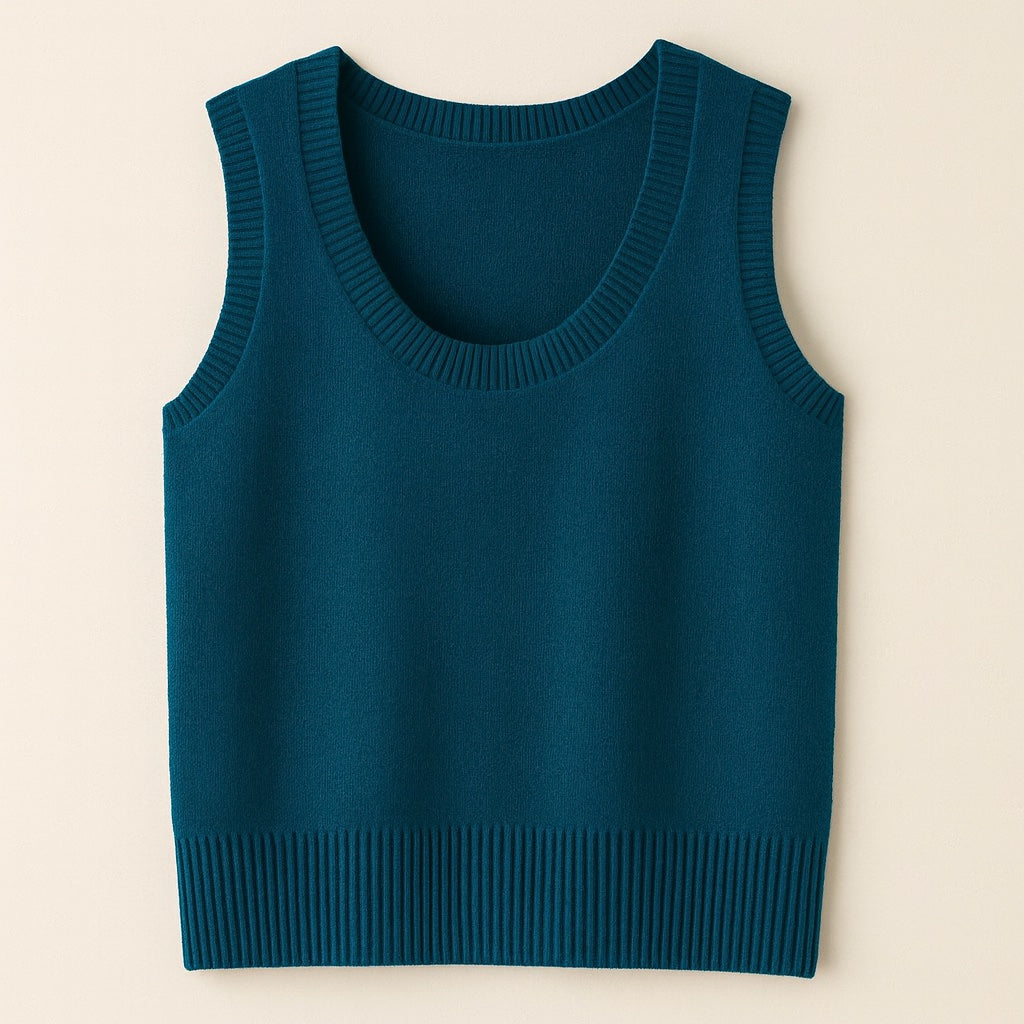 gabrielle cashmere vest