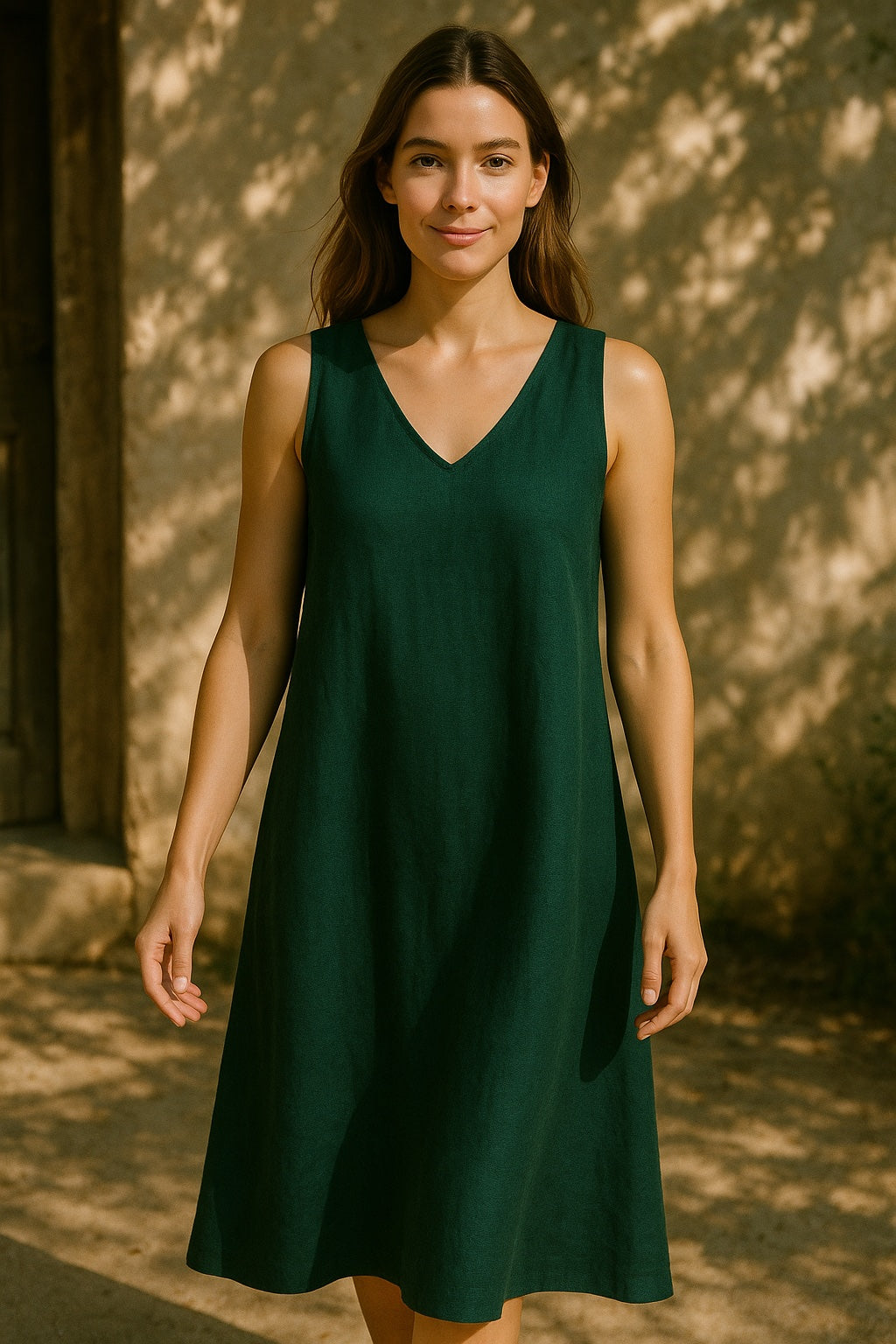 cotton & linen dress - updated
