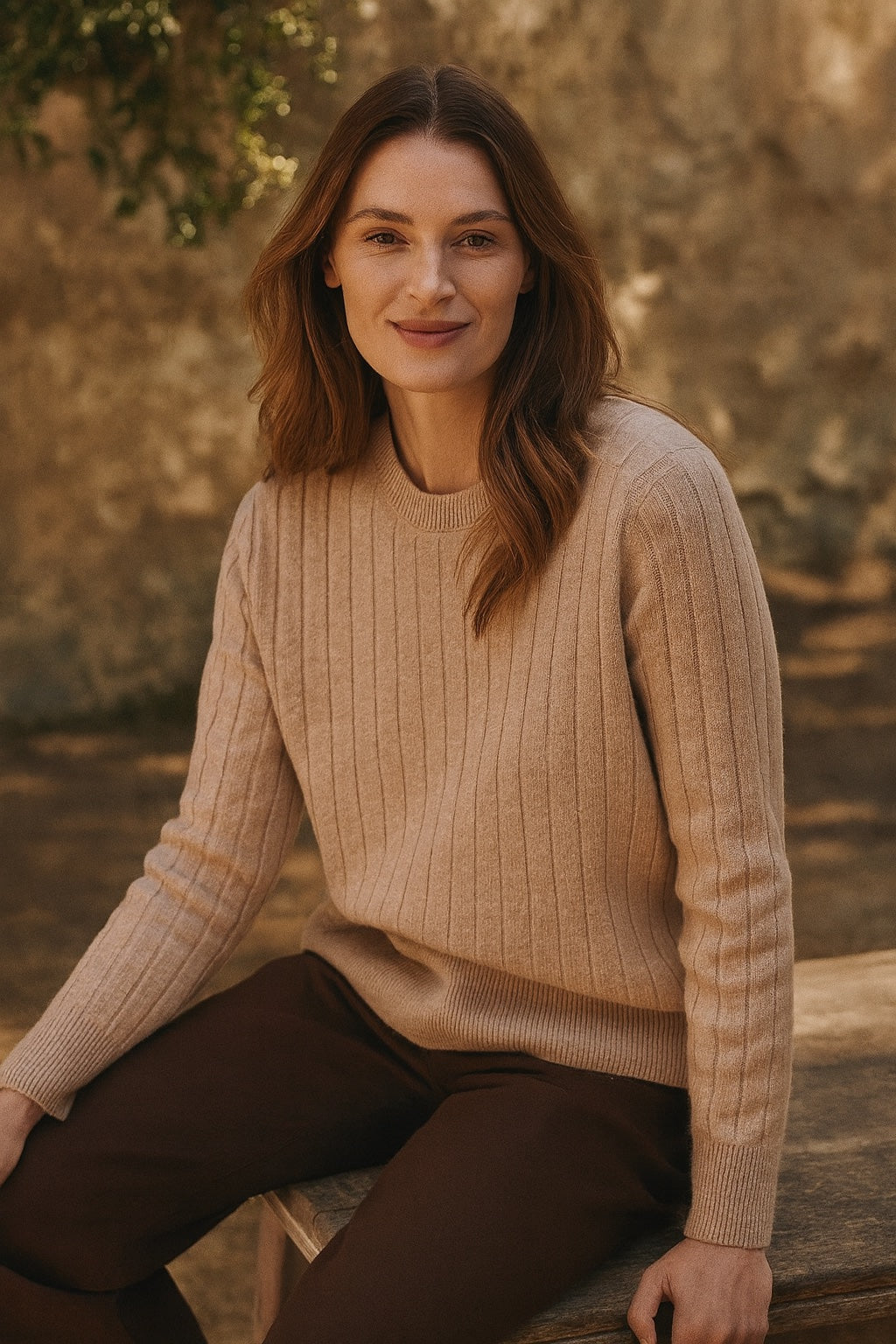 juliette ribbed cashmere pullover