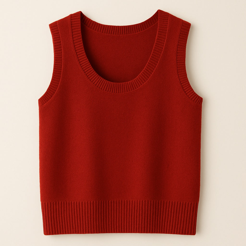 gabrielle cashmere vest