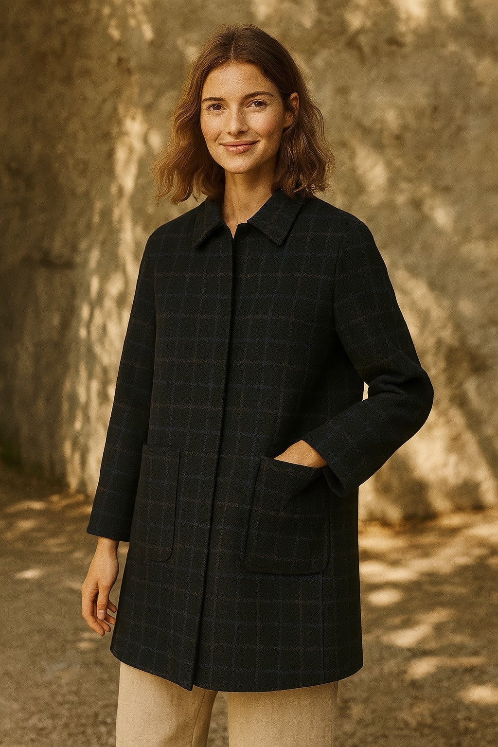 tweed wool coat - updated