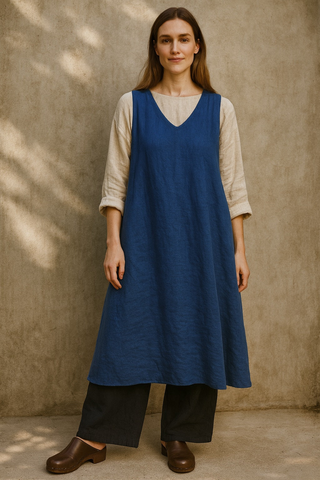 cotton & linen dress - updated