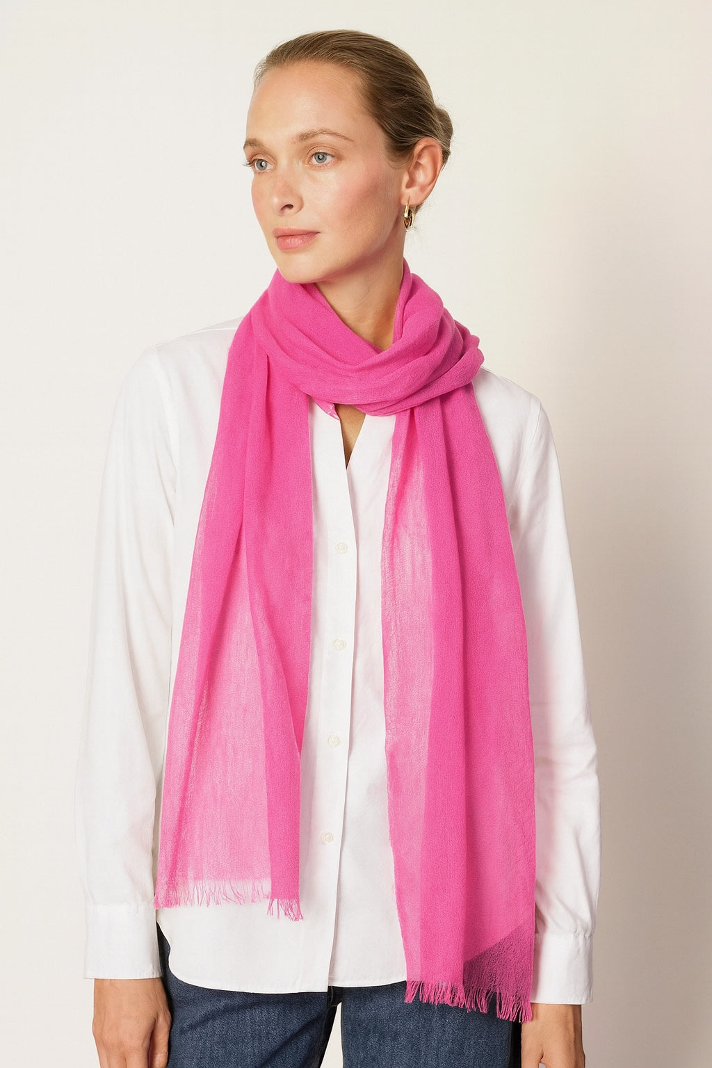 Pure Cashmere Thin Scarves / Check with Ichwor if colors in stock