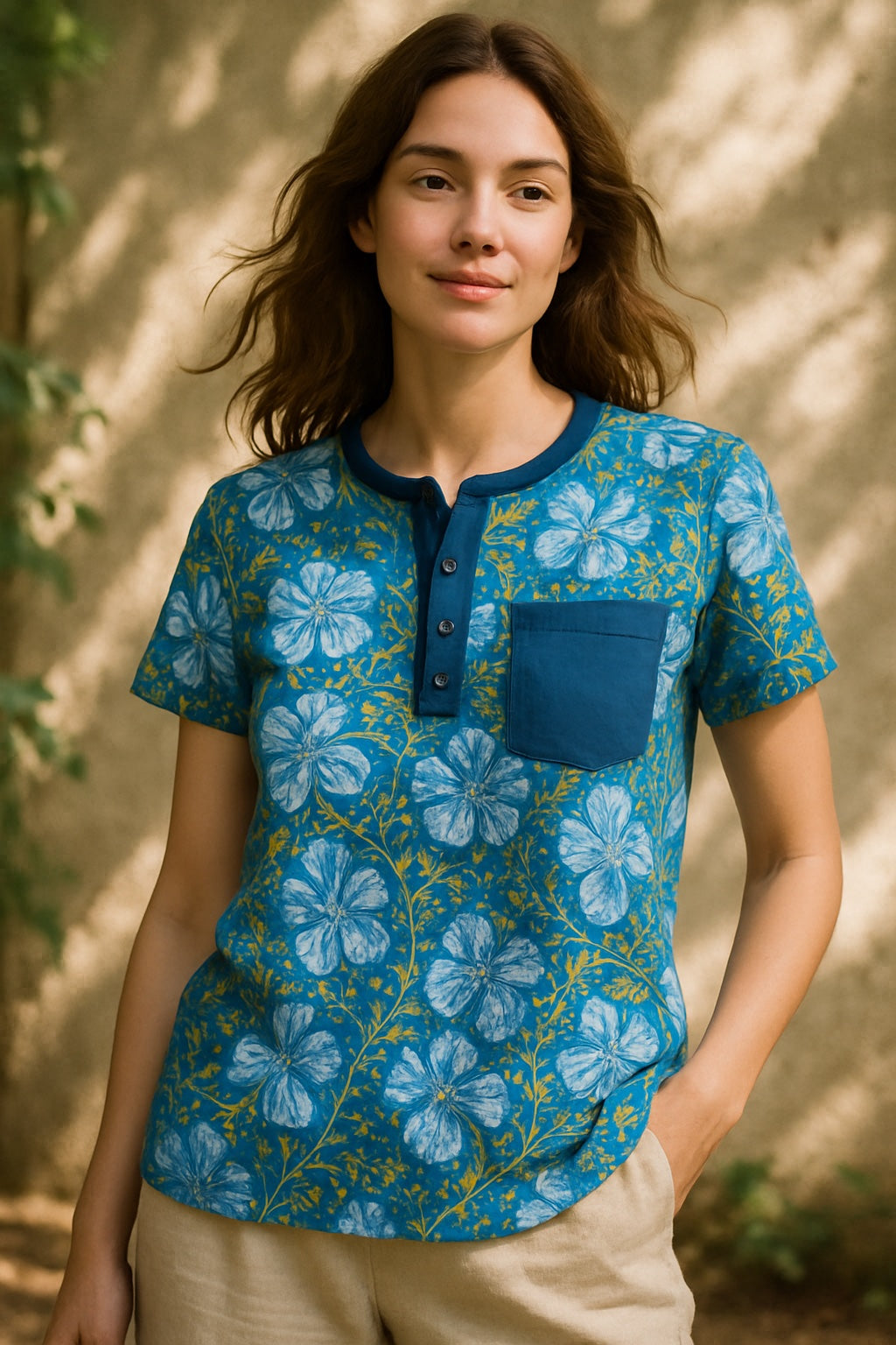 Albertine Shirt Cotton / Check with Abid about non stretchable fabrics if good