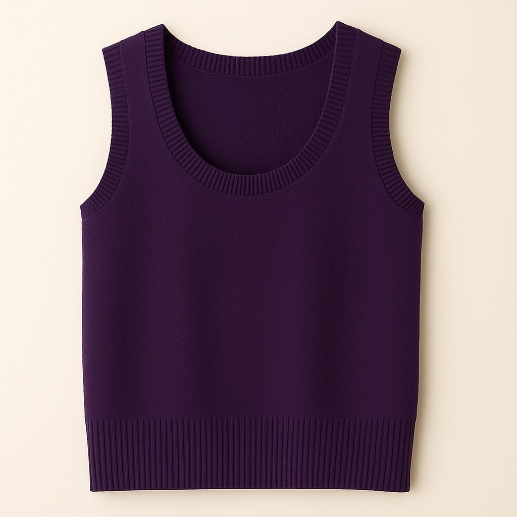 gabrielle cashmere vest