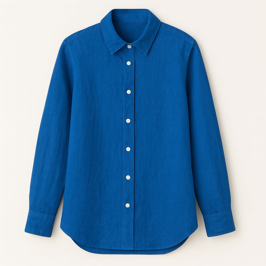 maya cotton & linen shirt - to check colors from abid stock photos