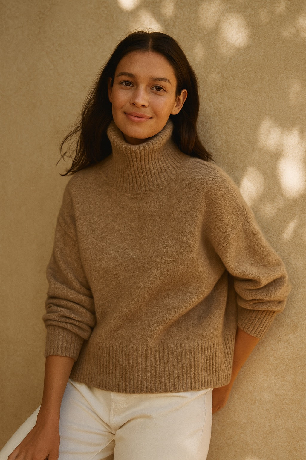 ambrine cashmere turtleneck sweater