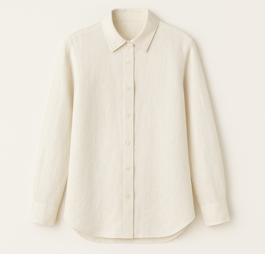 maya cotton & linen shirt - to check colors from abid stock photos