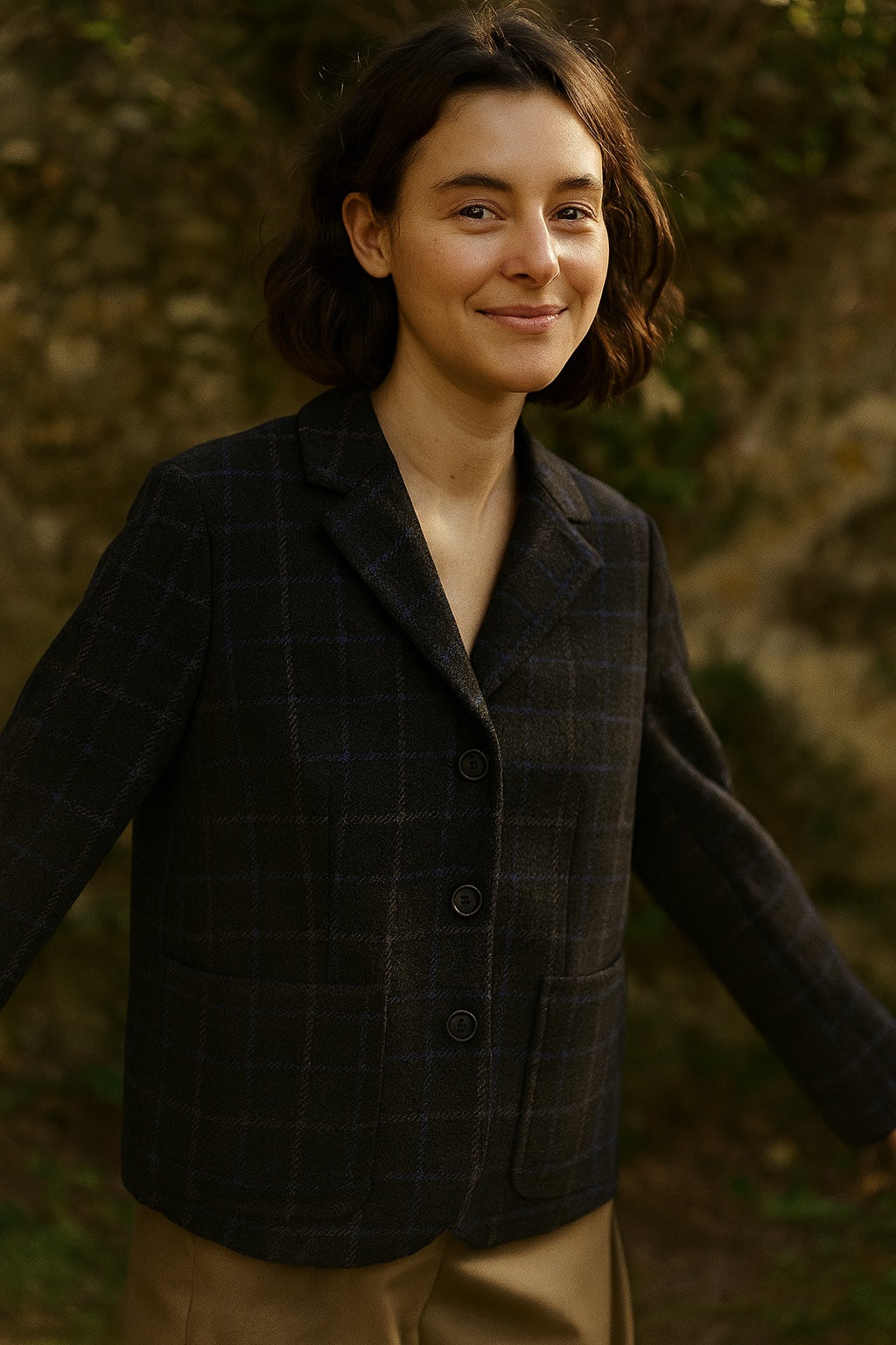tweed wool jacket - updated