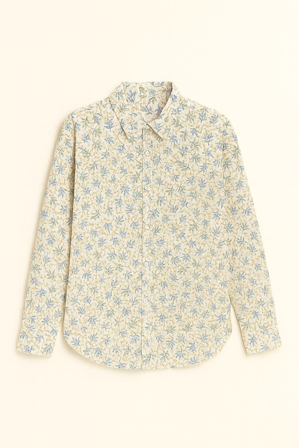 maya patterned cotton shirt