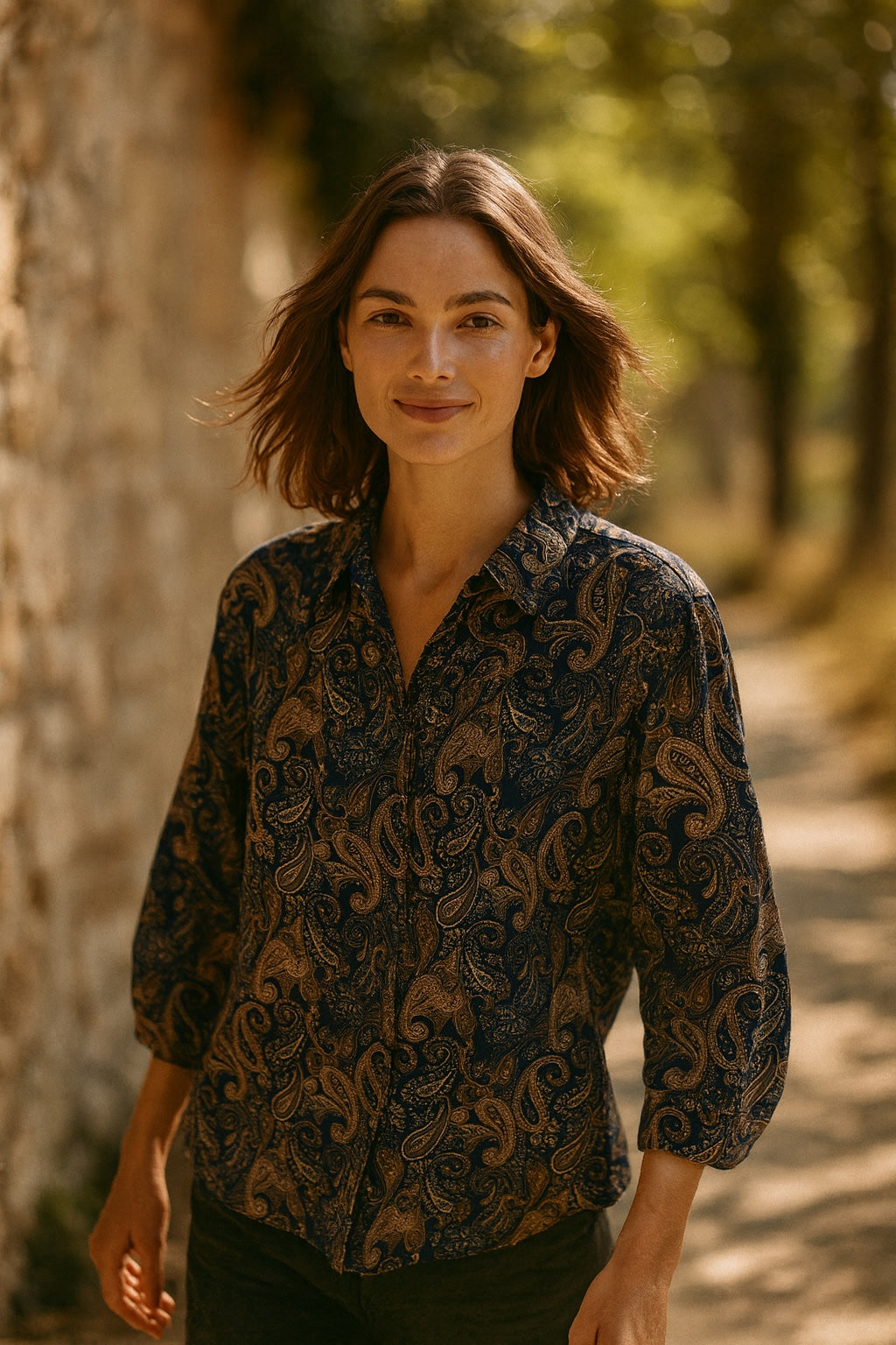 cotton & silk shirt - updated