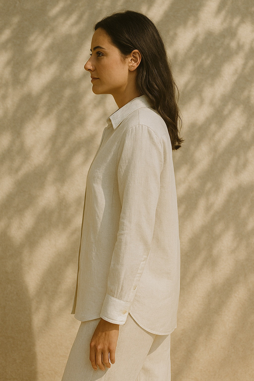 maya cotton & linen shirt - to check colors from abid stock photos