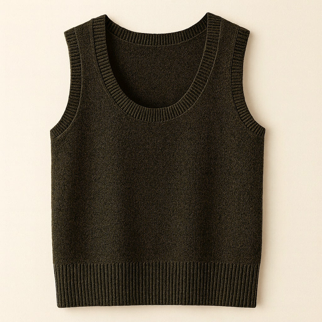 gabrielle cashmere vest