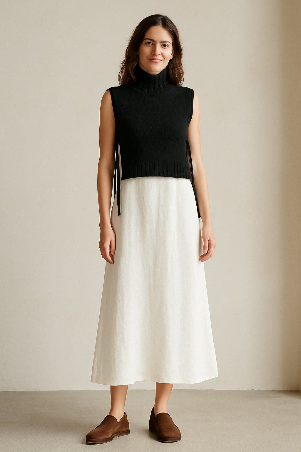 zoé cashmere knit vest