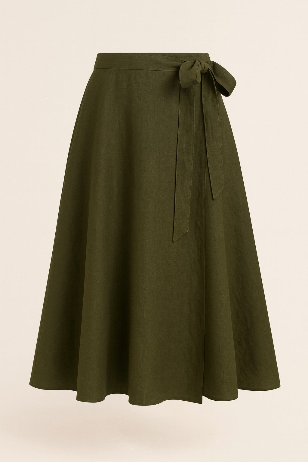 maya linen wrap skirt - updated