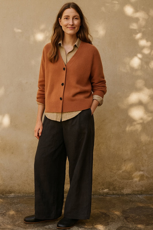 madeleine cashmere vest