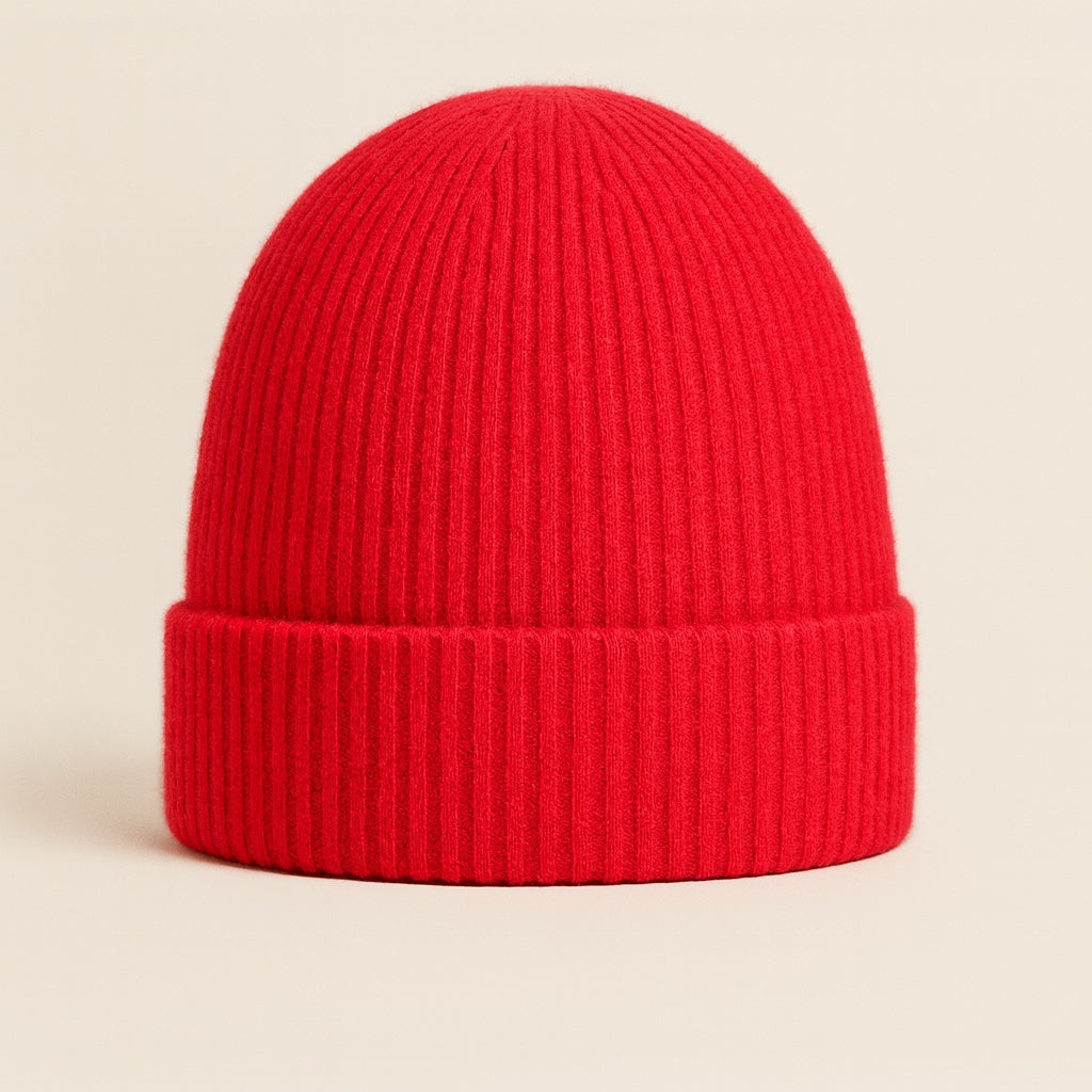 line cashmere & wool hat