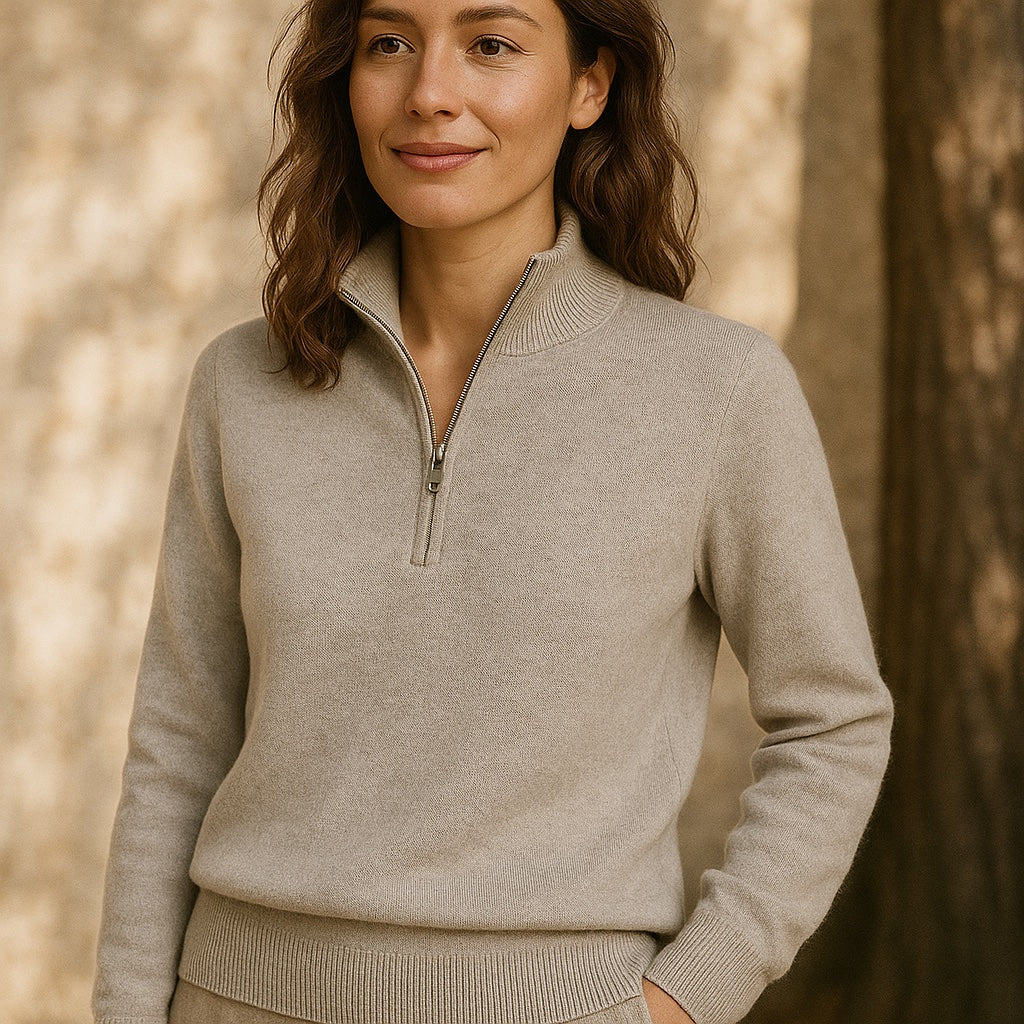 isabelle cashmere & wool pullover