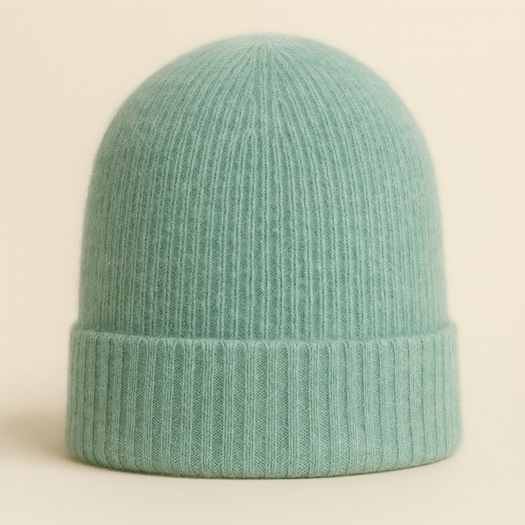 line cashmere & wool hat