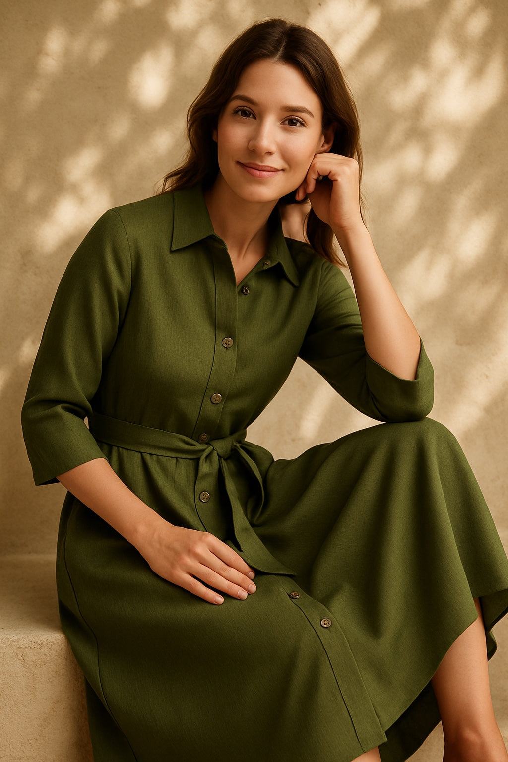 linen dress - updated