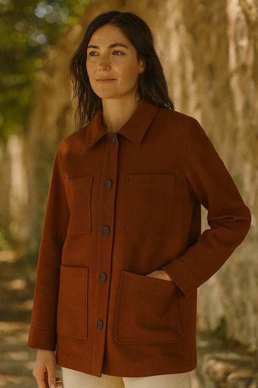 4-pockets linen jacket - updated