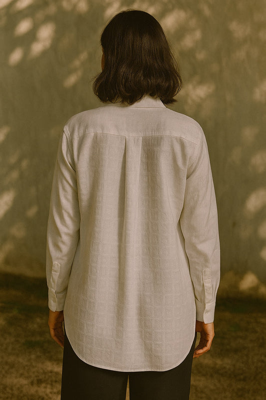 maya patterned cotton shirt