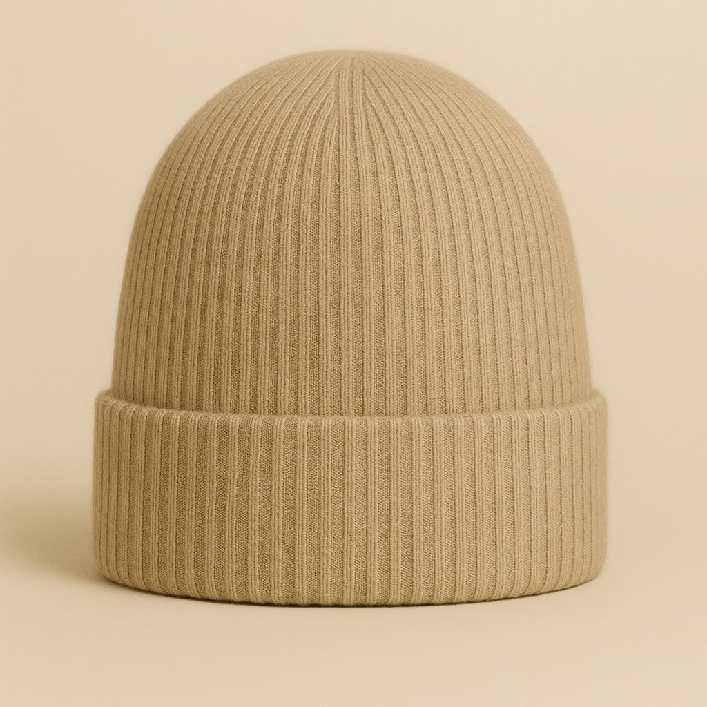 line cashmere & wool hat