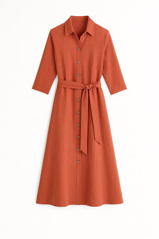 linen dress - updated