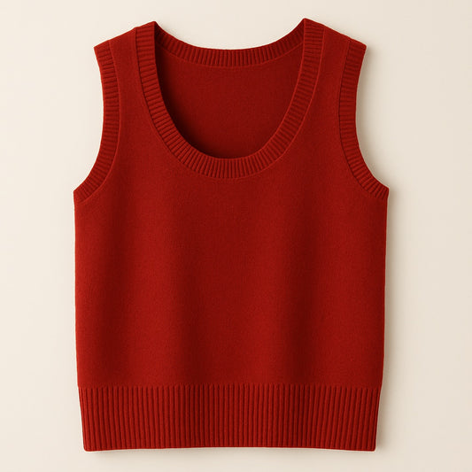 gabrielle cashmere vest
