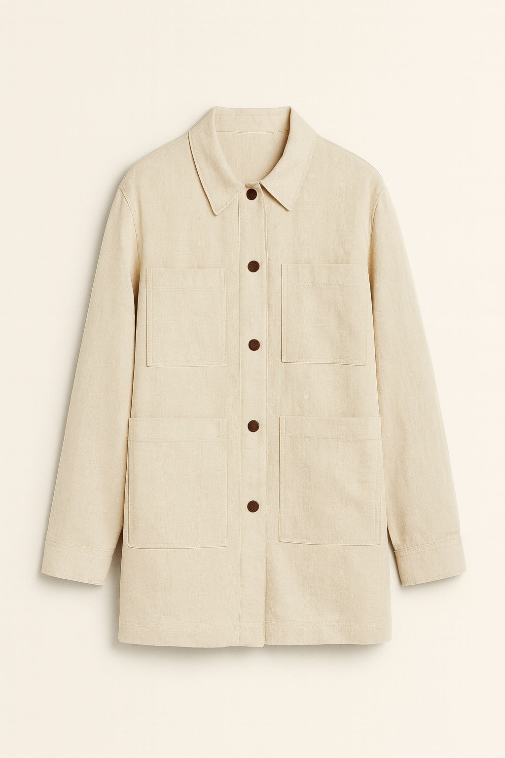 4-pockets linen jacket - updated