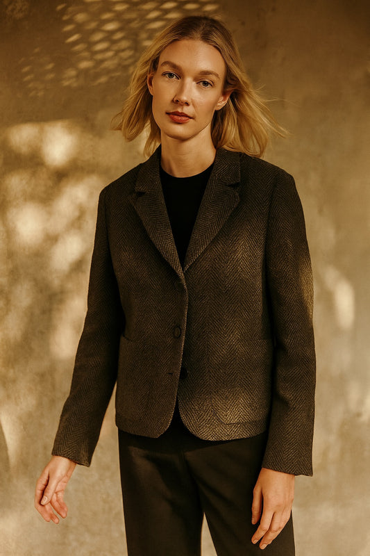 tweed wool jacket - updated