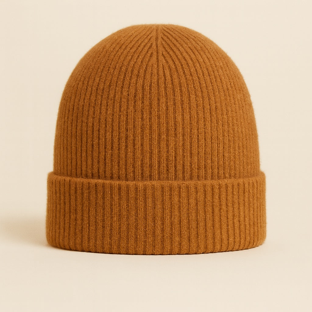 line cashmere & wool hat