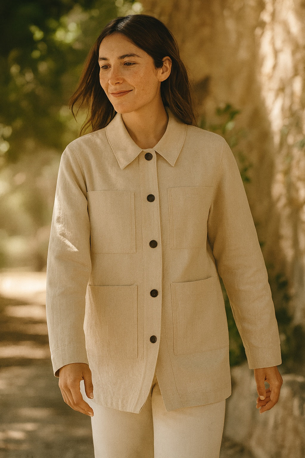 4-pockets linen jacket - updated