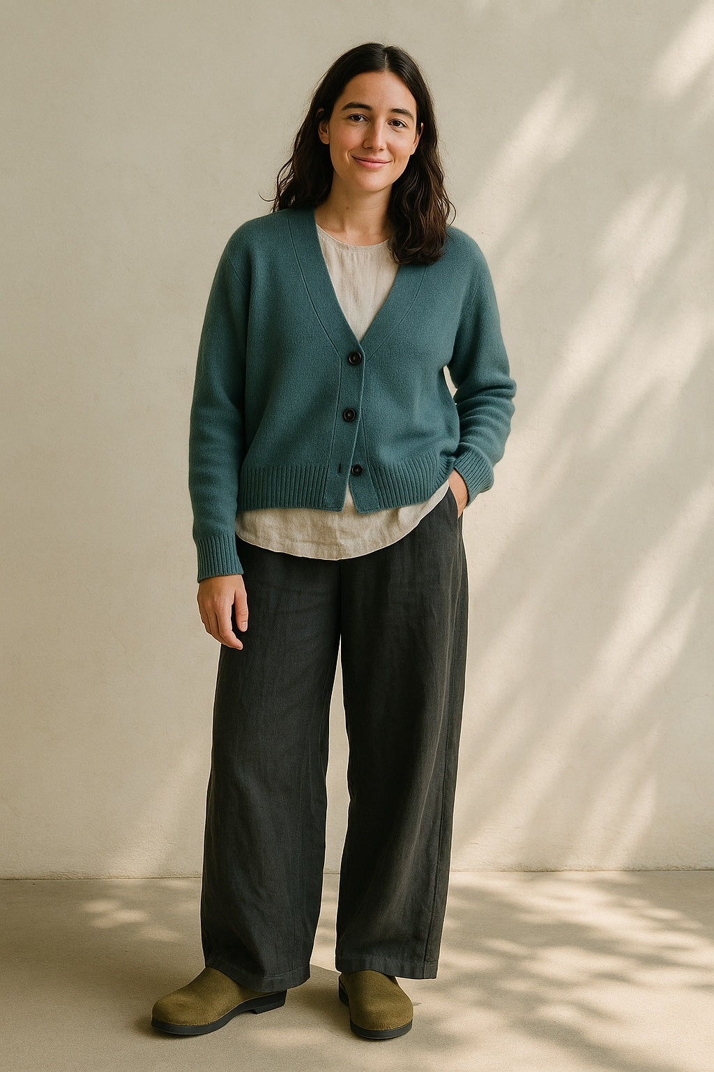 madeleine cashmere vest