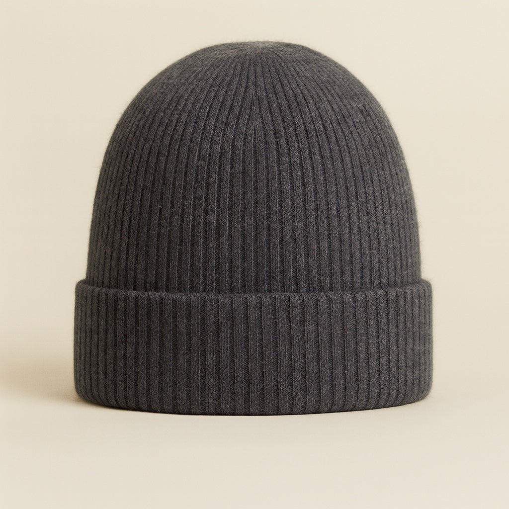 line cashmere & wool hat