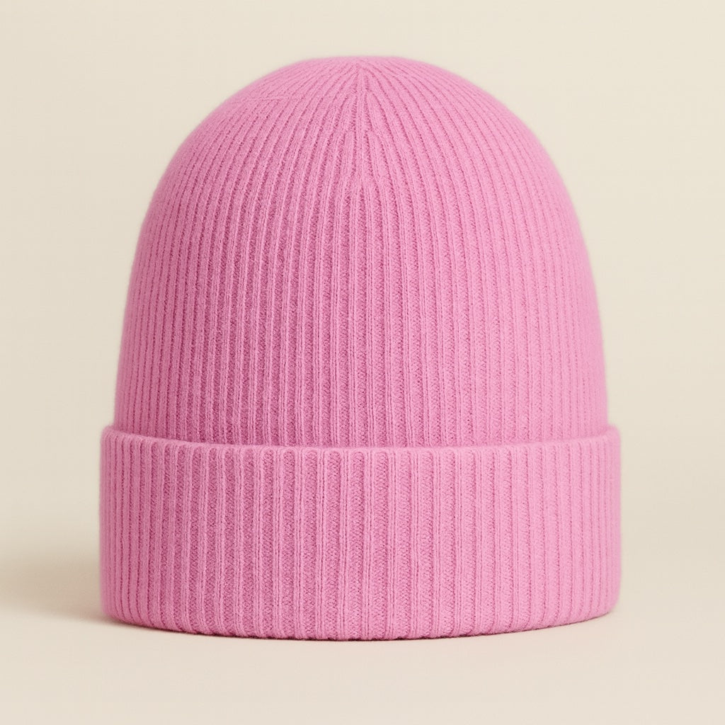 line cashmere & wool hat