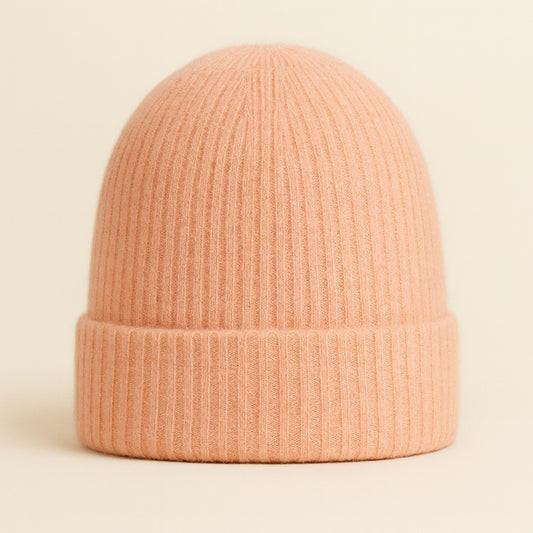 line cashmere & wool hat