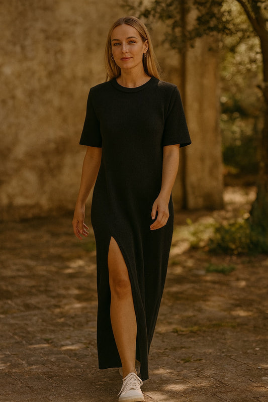 mirella cashmere long dress