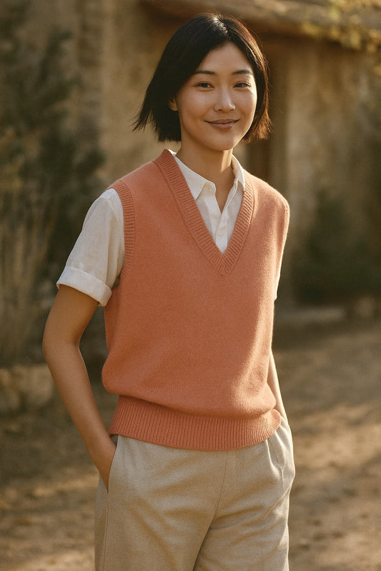 éléonore wool & cashmere vest