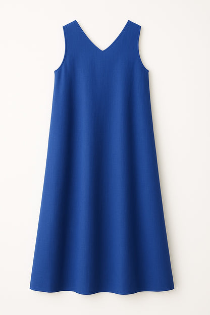 cotton & linen dress - updated