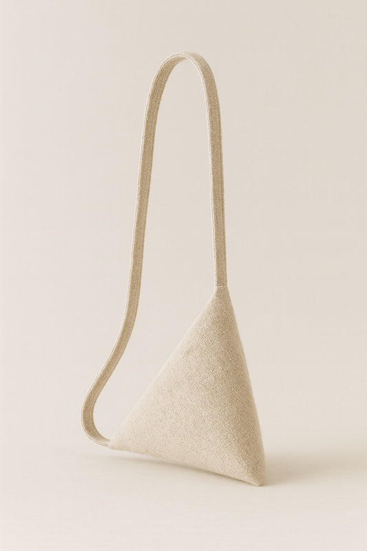 triangle linen bag