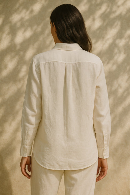 maya cotton & linen shirt - to check colors from abid stock photos