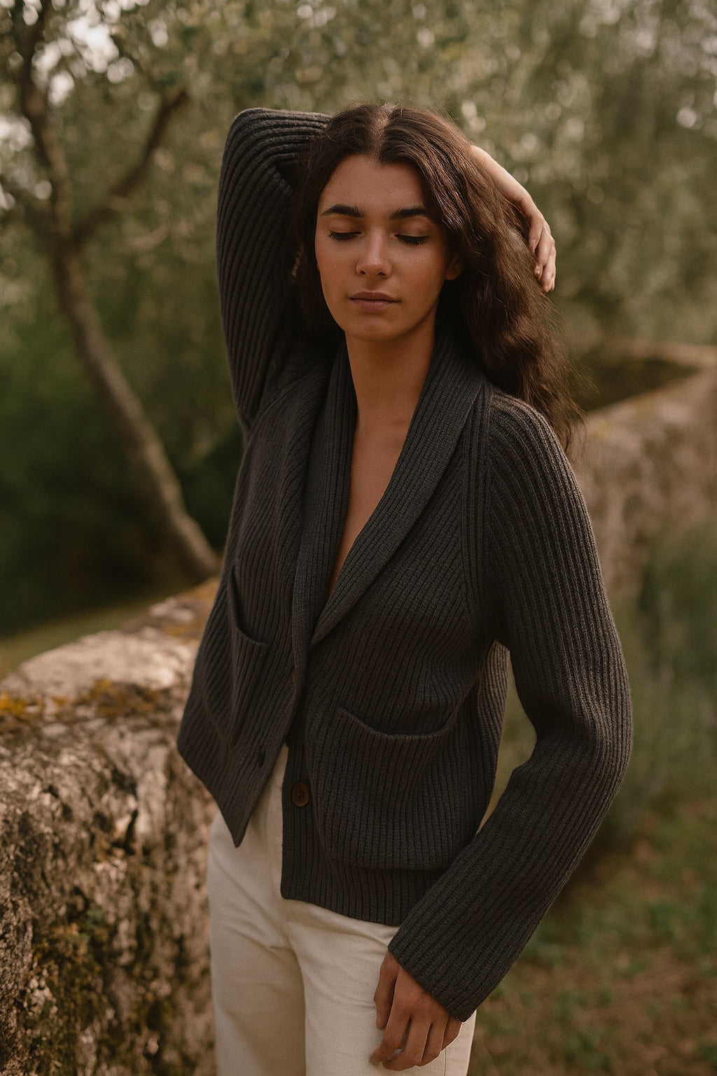 céline cashmere cardigan