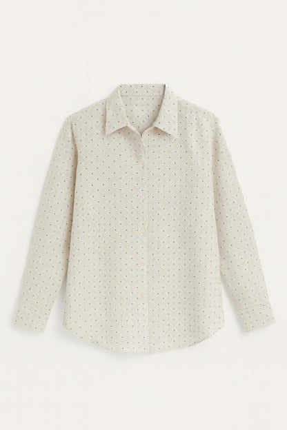 maya patterned cotton shirt