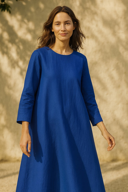 violette long dress ( fabrics to be defined )