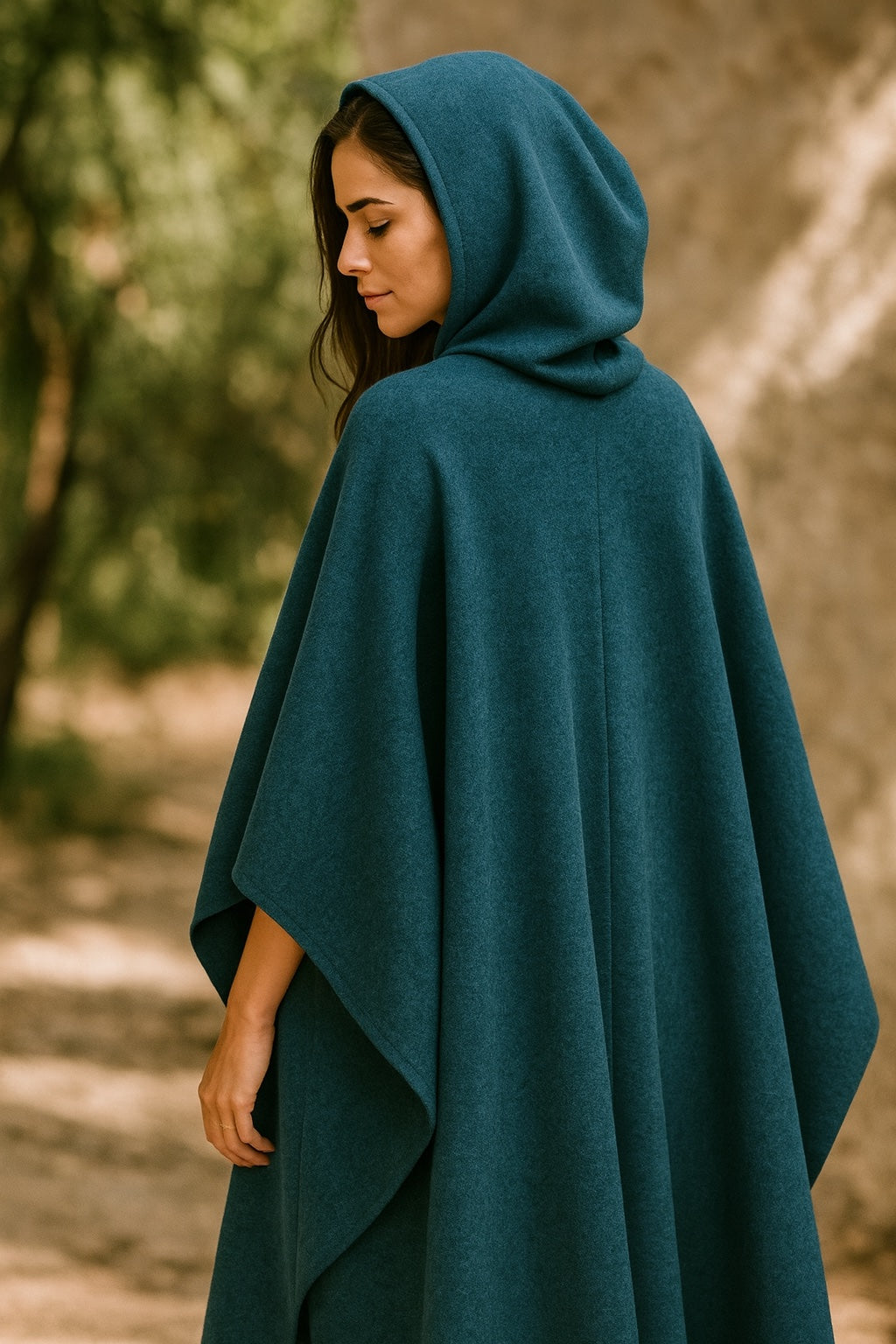 lina cashmere cape