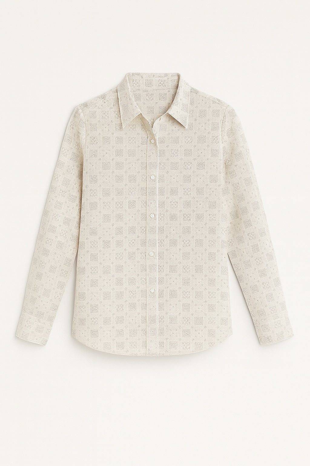 maya patterned cotton shirt