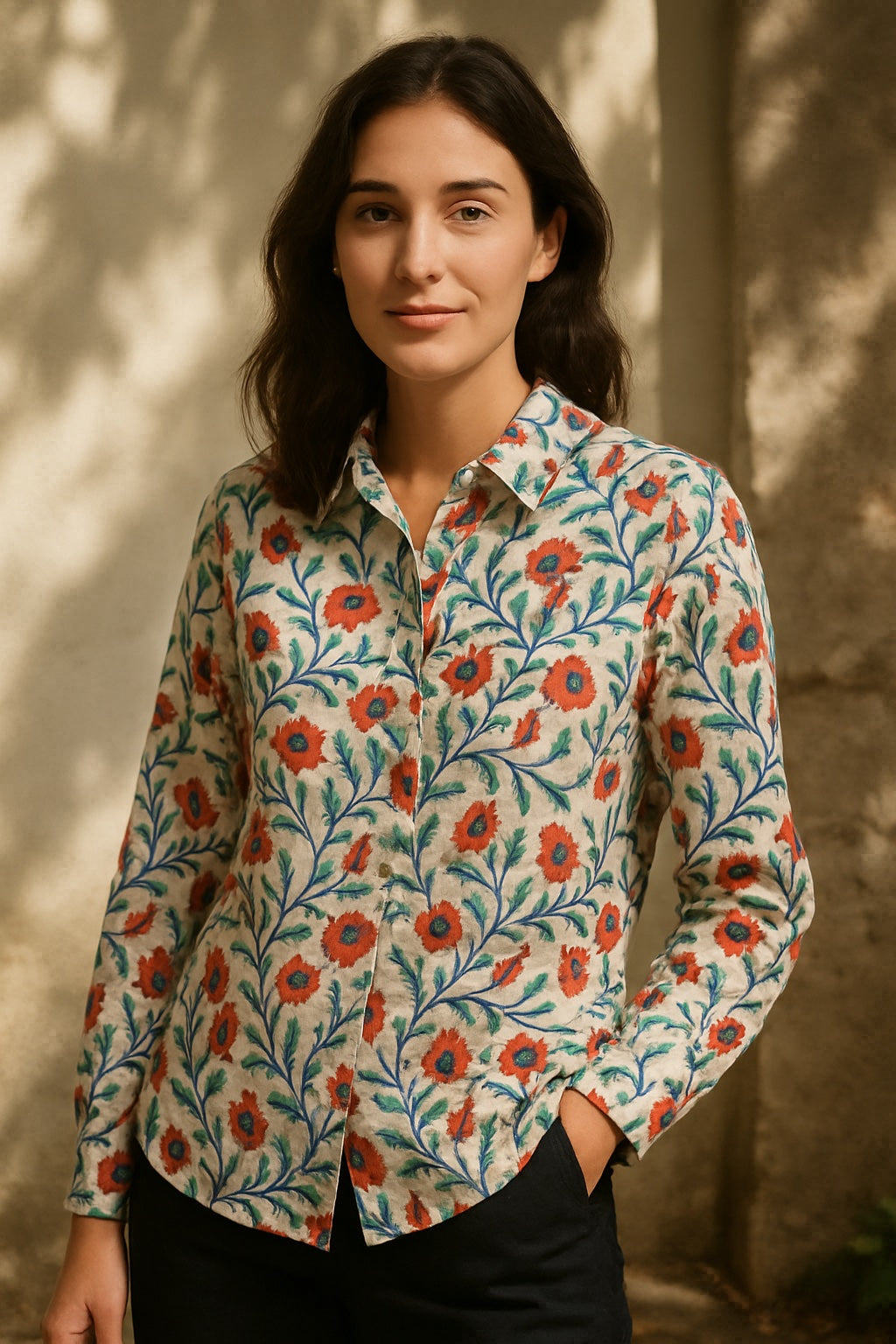 blockprint shirt - updated